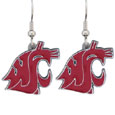 Washington St. Cougars Dangle Earrings